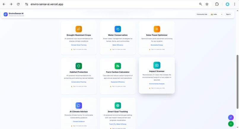 EnviroSense AI: Climate-Smart Agricultural Platform – screenshot 8
