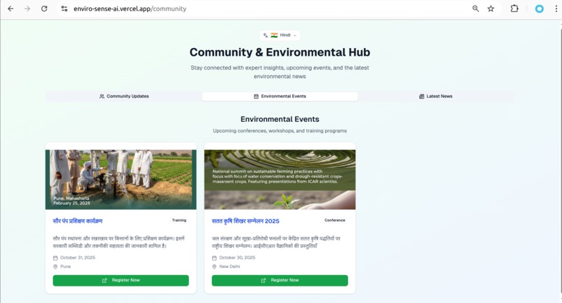 EnviroSense AI: Climate-Smart Agricultural Platform – screenshot 12