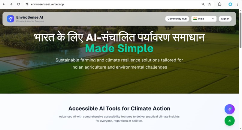 EnviroSense AI: Climate-Smart Agricultural Platform – screenshot 13