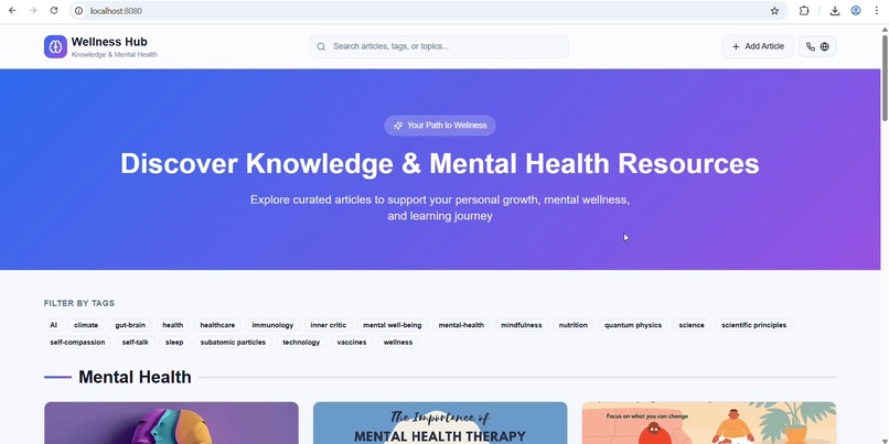 Wellness Hub – screenshot 3
