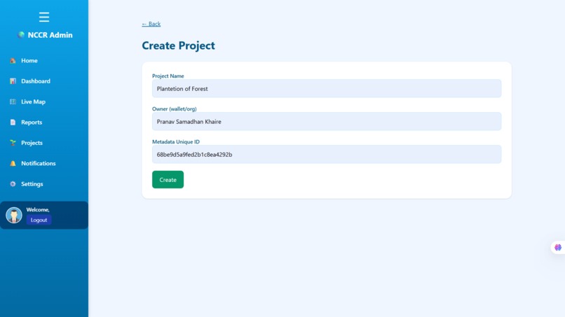 Blue Carbon MRV System – screenshot 12