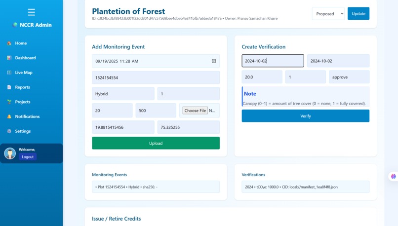 Blue Carbon MRV System – screenshot 13