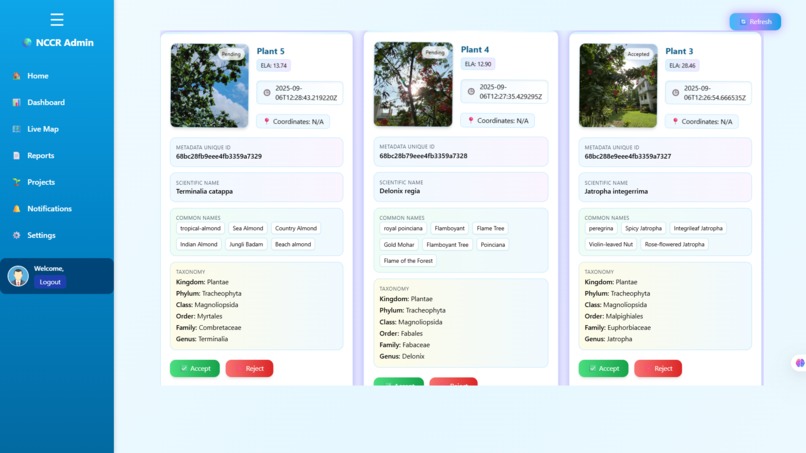 Blue Carbon MRV System – screenshot 10