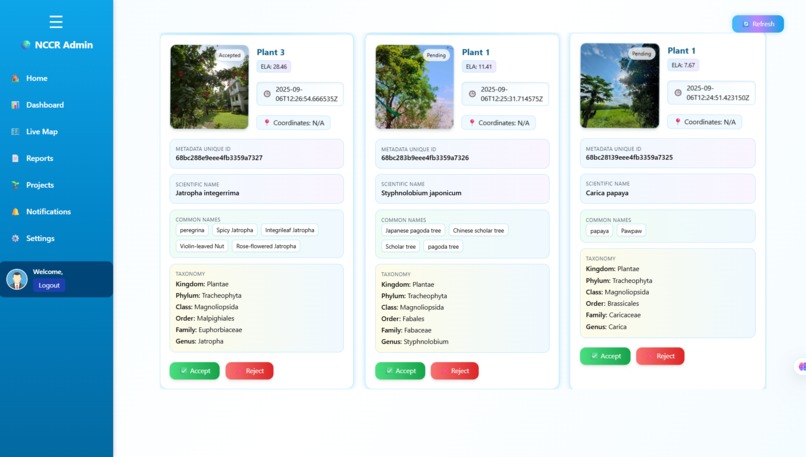 Blue Carbon MRV System – screenshot 11