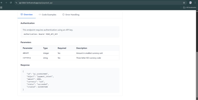 APIblok – screenshot 7