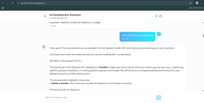 APIblok – screenshot 9