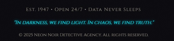 Neon Noir Detective Agency – screenshot 1