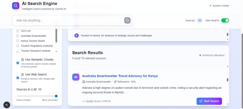 AI Search Engine – screenshot 1