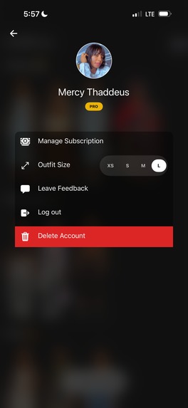Outfitlog – screenshot 2