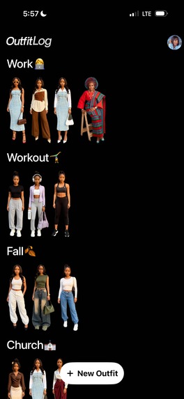 Outfitlog – screenshot 3