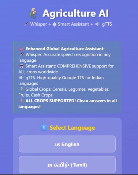 Smart Agriculture (AI - Powered Personal Farming Assistant) – screenshot 2