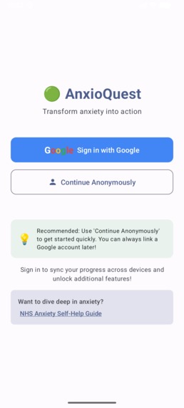 AnxioQuest – screenshot 1
