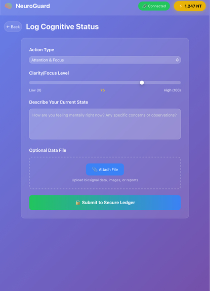 NeuroGuard for Cognitive Security – screenshot 4