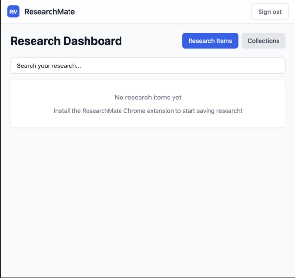 ResearchMate – Your intelligent research companion – screenshot 1