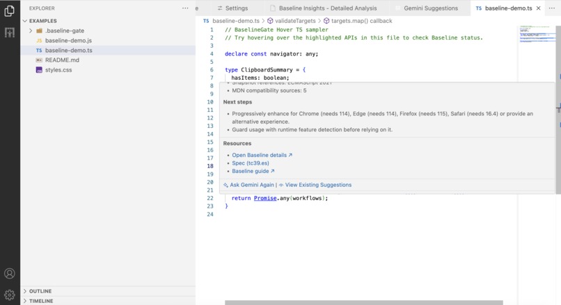 Baseline Gate – screenshot 3