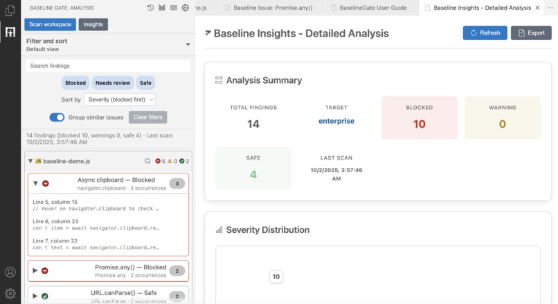 Baseline Gate – screenshot 4