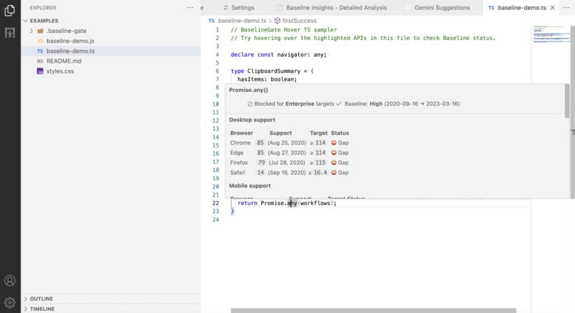 Baseline Gate – screenshot 5