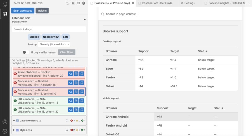 Baseline Gate – screenshot 8