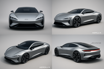 AeroLux Concept Car – Futuristic Vehicle Design”