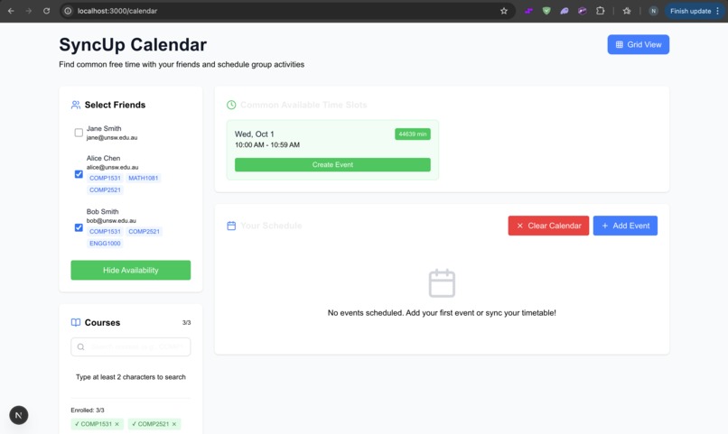 Syncup – screenshot 1