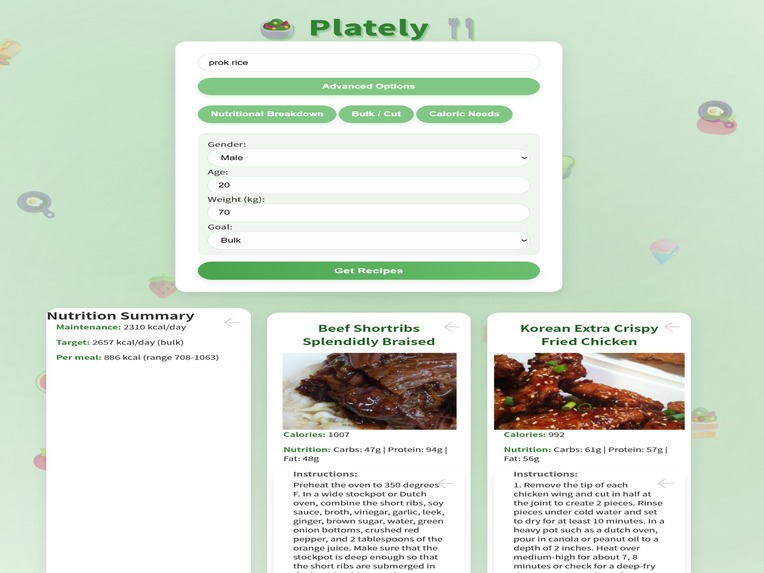 Plately – screenshot 3
