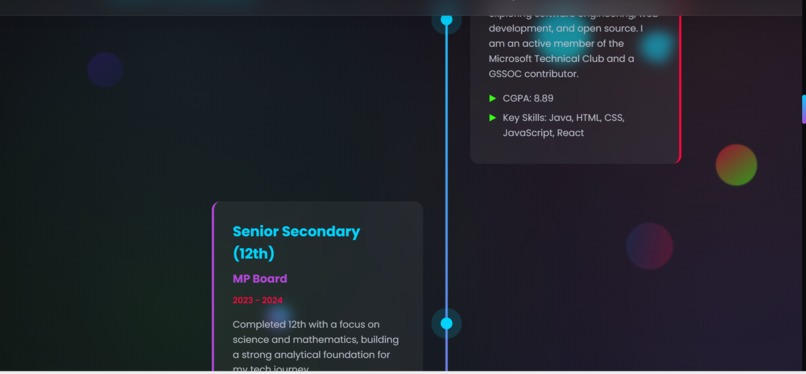 Personal Portfolio – screenshot 3
