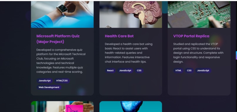 Personal Portfolio – screenshot 4