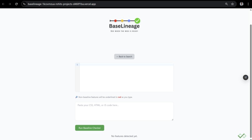 BaseLineage – screenshot 2