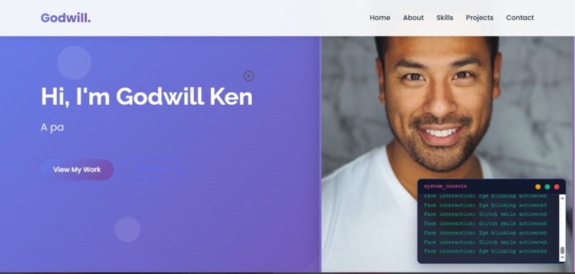 About Me – screenshot 1