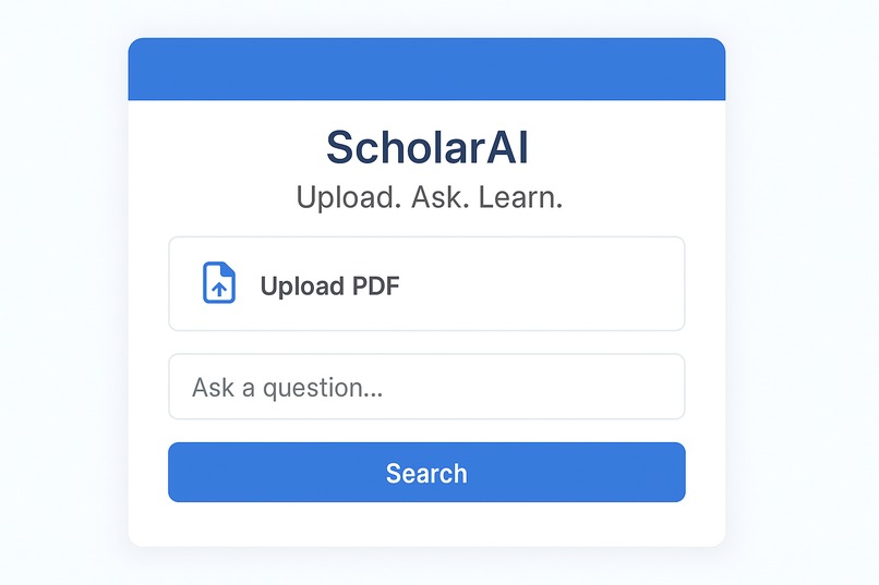 AI-Powered Academic Research Assistant  – screenshot 1