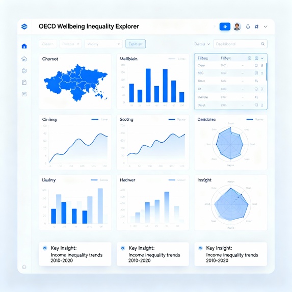 OECD Wellbeing Inequality Explorer – screenshot 1