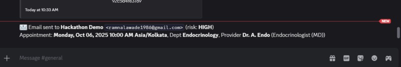 Healthcare Care Coordination Agent – screenshot 1