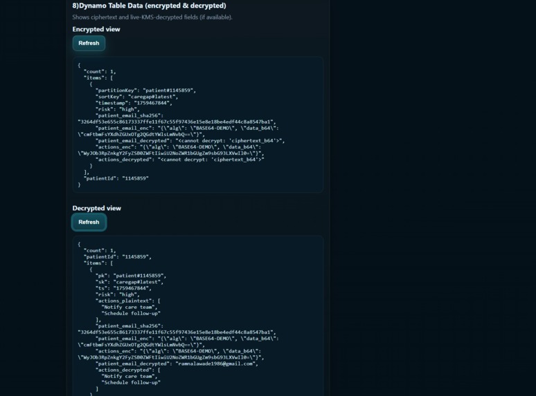 Healthcare Care Coordination Agent – screenshot 4