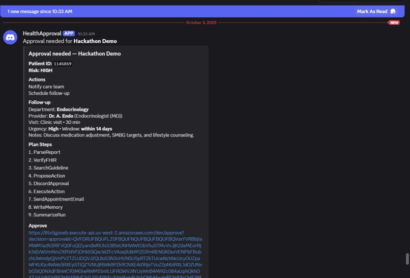 Healthcare Care Coordination Agent – screenshot 5
