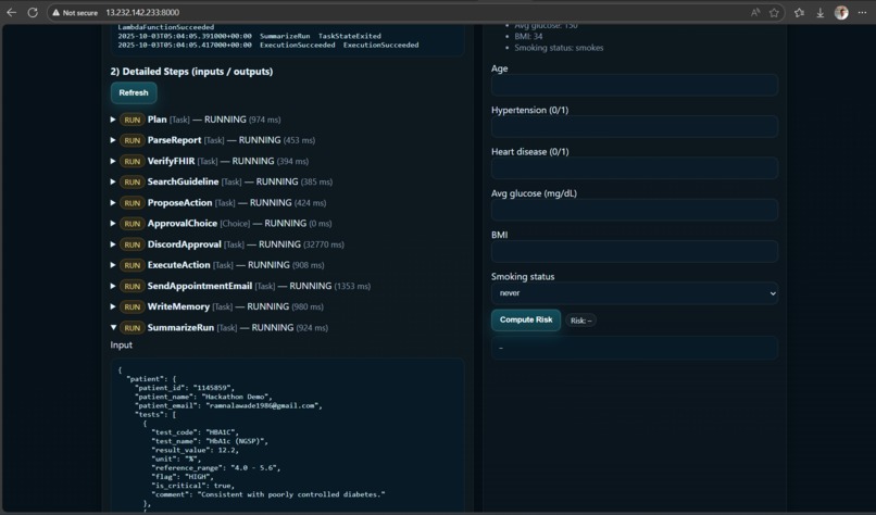 Healthcare Care Coordination Agent – screenshot 7