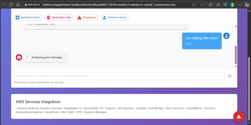 Healthcare AI Agent – screenshot 3