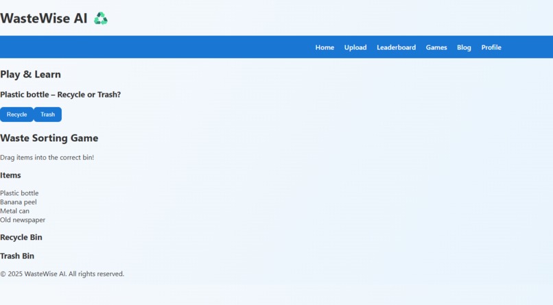 WasteWise AI – Smart Community Recycling Assistant – screenshot 6