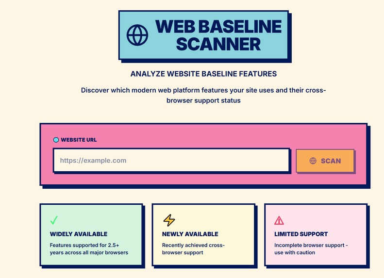 Web Baseline Scanner – screenshot 1