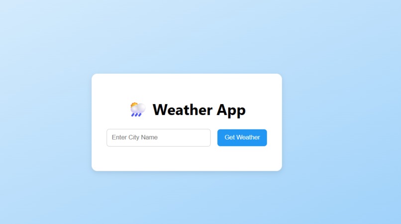 Weather App – screenshot 1