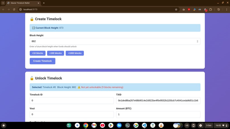 Glacier Wallet – screenshot 2