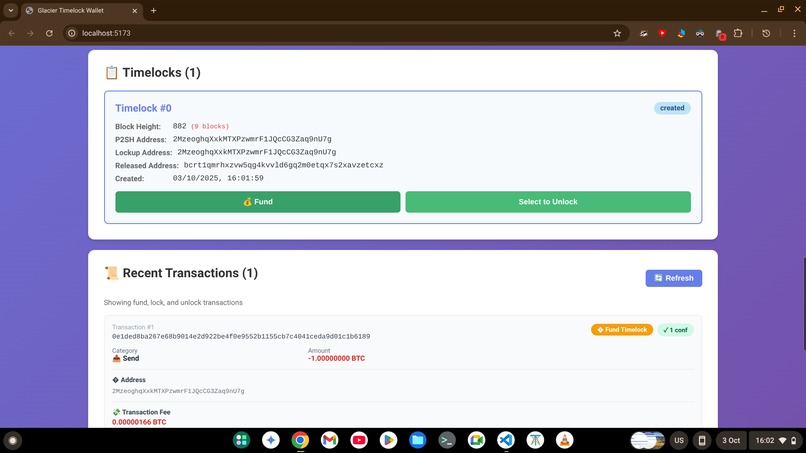 Glacier Wallet – screenshot 3