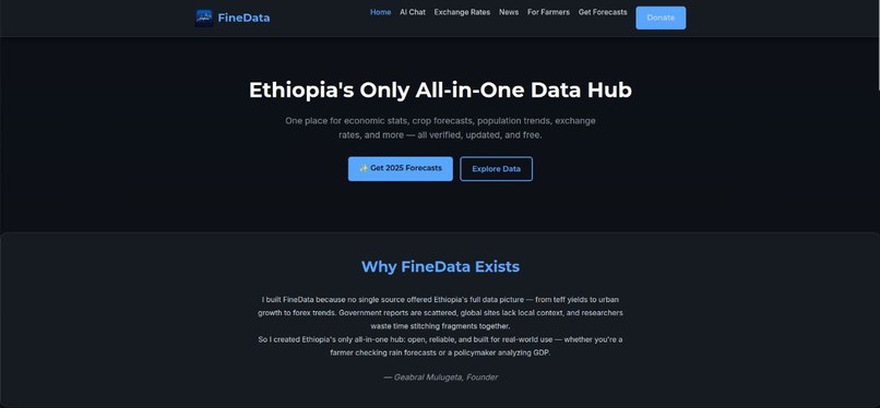 FineData – screenshot 1