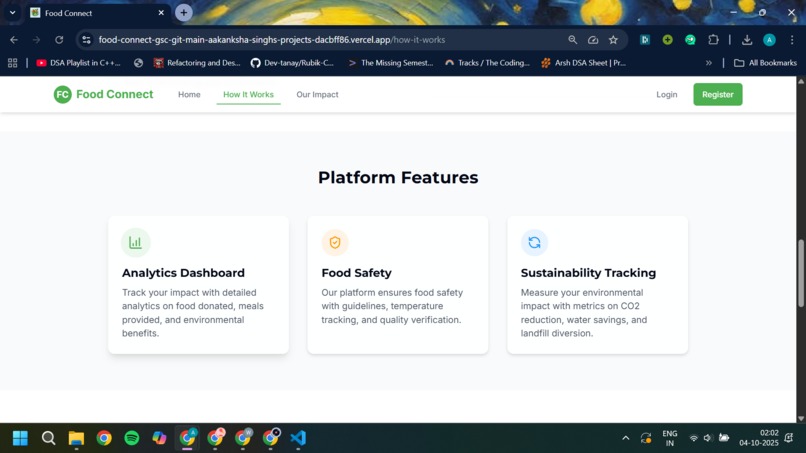 FoodConnect – screenshot 4