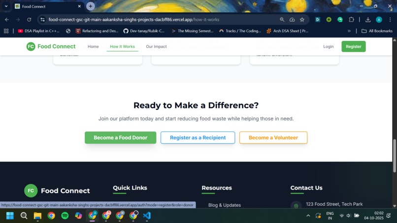 FoodConnect – screenshot 5