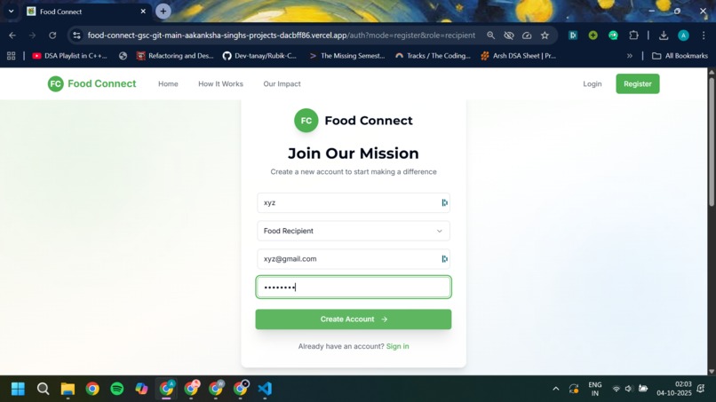 FoodConnect – screenshot 8