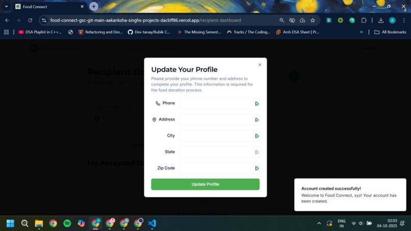 FoodConnect – screenshot 9