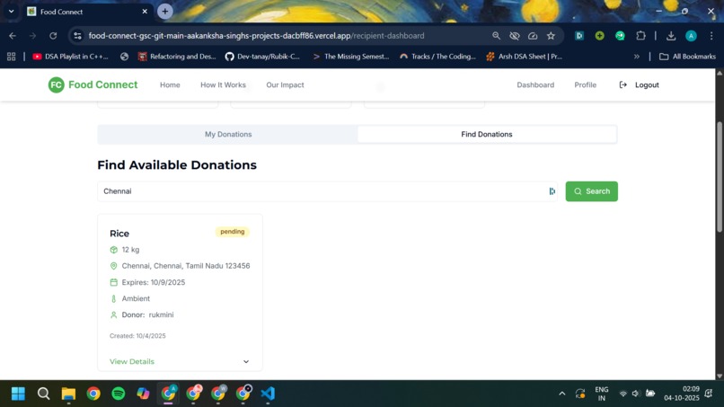 FoodConnect – screenshot 10