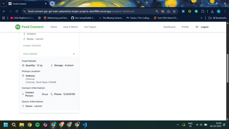 FoodConnect – screenshot 11