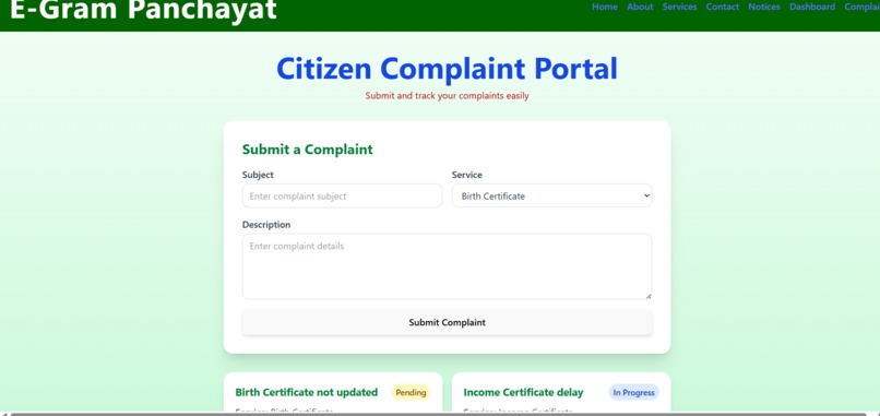 Digital-E-gram-panchayat – screenshot 2