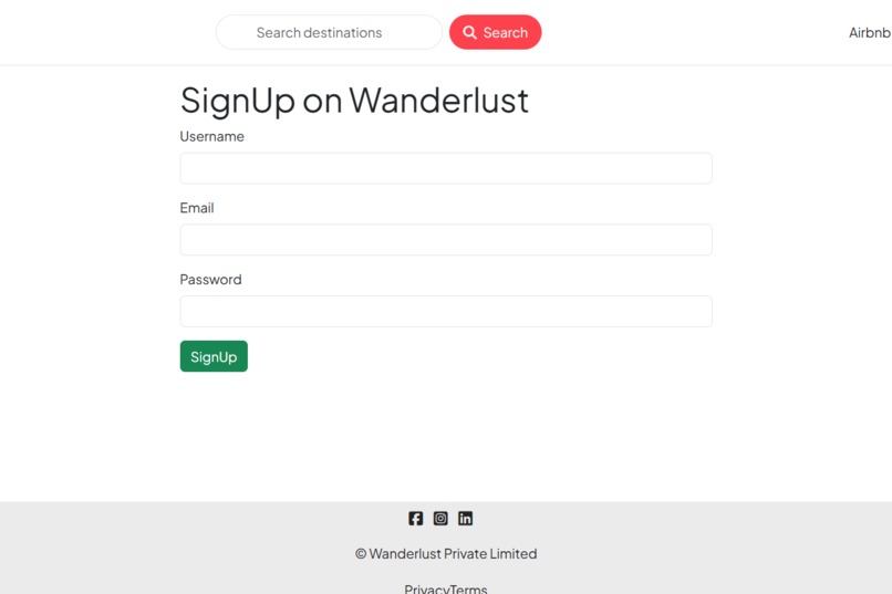 WanderLust - Travel Booking Platform – screenshot 2
